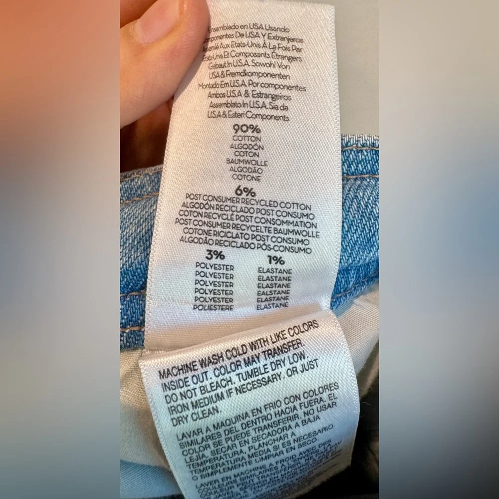 Mother Jeans Womens 27 The Drawn Undercover Prep Heel Fray Wide Leg Distressed - Picture 10 of 10